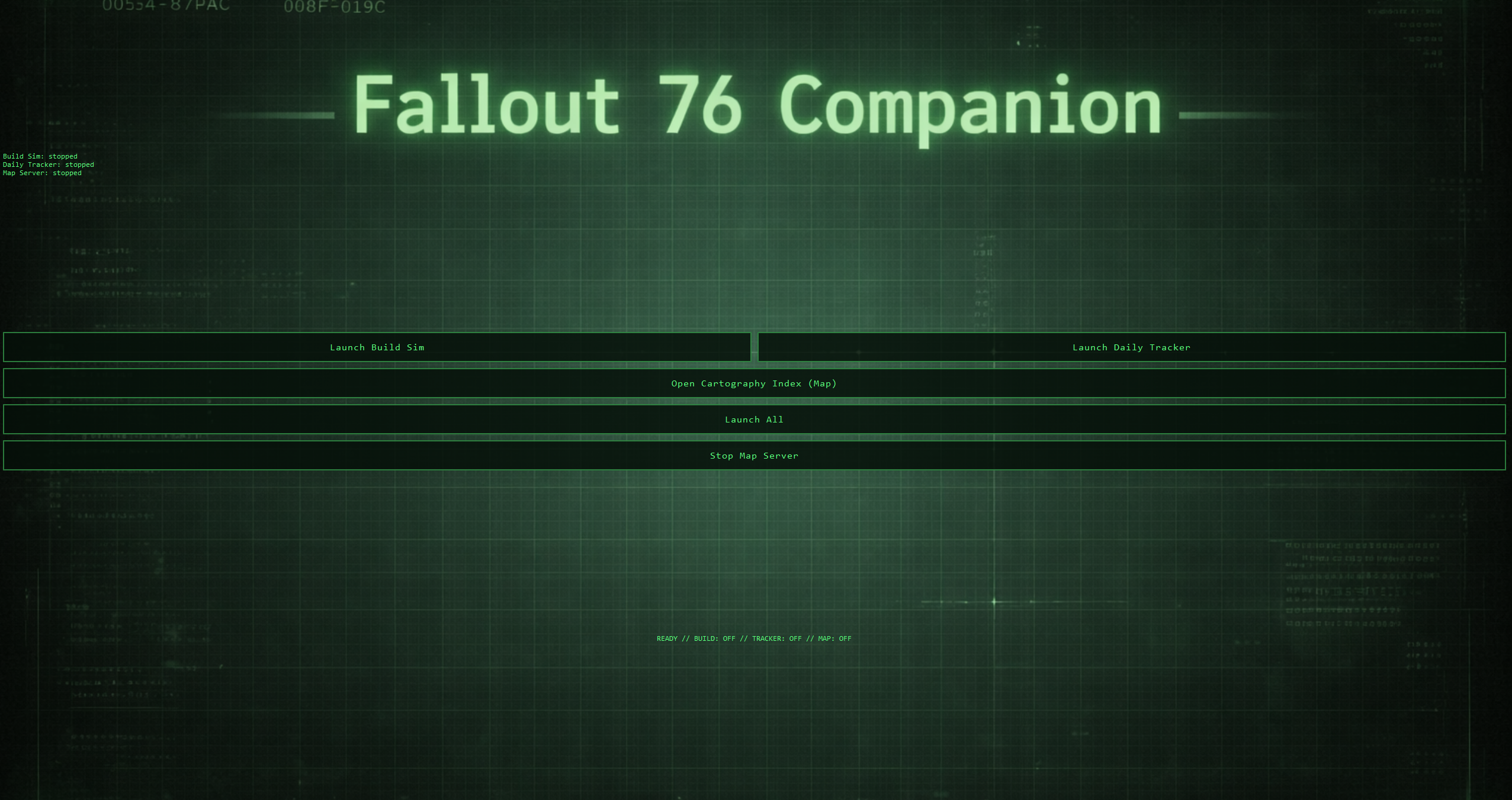 FO76 Companion App